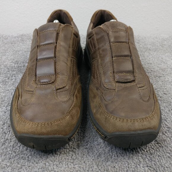 ECCO Mens Size 46 EU Slip On Loafers Brown Leather Shoes Casual Comfort - Picture 6 of 10